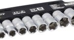 3/8” Socket Set 10pcs 9 - 19mm STALCO PERFECT S-77009