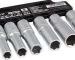 1/2” Long Socket Set 6pcs 10 - 19mm STALCO PERFECT S-77012