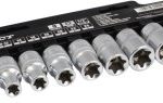 1/2” Socket Set 9pcs TORX INTERNAL E10 - E24 STALCO PERFECT S-77112