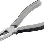 Szczypce wydłużone wygięte 200mm STALCO PERFECT S-67055