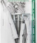 Universal expansion plug with hook d=6mm, bag 8 pcs STALCO BKUHP06048