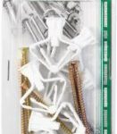 Cheville OLA avec vis 8/?10 BOLA-W 3.5x60 nylon blister (6) 1/12/72 STALCO BOLAWK