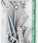 Cheville avec crochet de plafond BKHS-12 blister (2) 1/12/72 STALCO BKHS12
