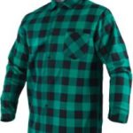 Flannel Shirt SQUARE green 2XL STALCO S-42047