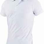 Koszulka polo męska GARU biały L STALCO S-44669