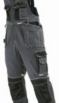Work Bib Trousers ALLROUND LINE grey L STALCO S-44447