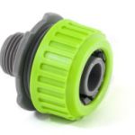 Hose Connector With External Thread Adapter 3/4″ - 1/2″ STALCO GARDEN S-80462