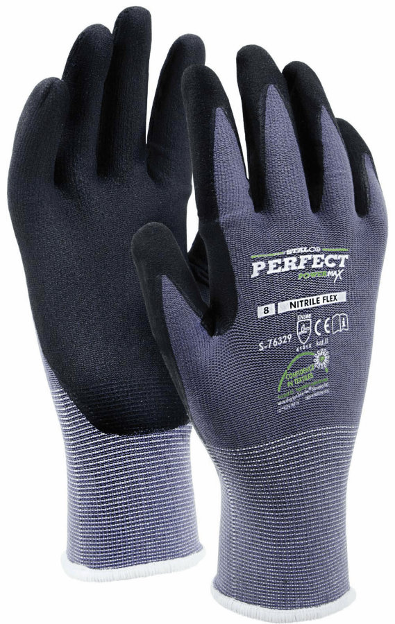 5901466132272.jpg Gants en nylon NITRILE FLEX 9” STALCO PERFECT S093276331 – Image 1