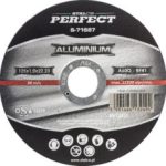 Disque de coupe aluminium plat 125mmx1,0 STALCO PERFECT S-71687