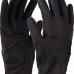 Nitrile gloves NITRAX GRIP black pack of 50pcs L-9” STALCO PERFECT S-76347