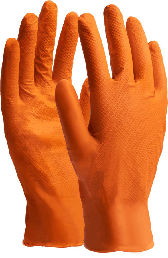 5901466144152.jpg Gants NITRAX GRIP orange 10” XL (1op-50pcs) STALCO PERFECT S-76369 – Image 1