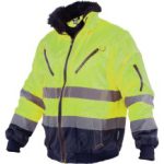 Men's high-vis insulated jacket PILOT HI-VIS yellow 3XL STALCO S-44103