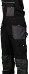 Work Bib Trousers BASIC LINE black 2XL STALCO S-51036