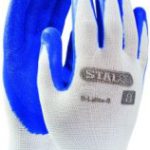 Polyester gloves S-LATEX R ECO M-8” STALCO S-47119
