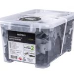 Kit système n° 2, joint clip/coin 2 mm, emballage en carton 150/150 pcs. STALCO PARFAIT S-75219