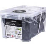 Kit système n° 4, clip/bouton pour joints 1,5 mm, emballage en carton 100/50 pcs. STALCO PARFAIT S-75251