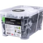 Zestaw system No 4 klips/pokrętło do fugi 2mm opakowanie box 100/50szt. STALCO PERFECT S-75253