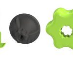 Set système n°4 clip/bouton pour joint 3mm, conditionnement : seau, 150/150pcs. STALCO PARFAIT S-75263