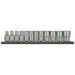 Zestaw nasadek 1/4” 12elem. 4,4.5,5,5.5,6,7,8,9,10,11,12,13mm STALCO S-54023