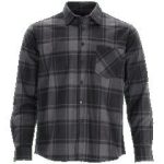 Flannel Shirt SQUARE graphite L STALCO S-51154