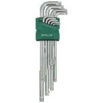 Klucze Torx z otworem t10-15-20-25-27-30-40-45-50 imbusy 9elem. CrV STALCO S-46374