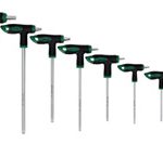 Klucze trzpieniowe dwustronne TORX S2 8 elem. T10, T15, T20, T25, T30, T40,T45, T50 STALCO S-56250