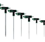 Klucze trzpieniowe dwustronne HEX z kulką S2 8 elem. 2, 2.5, 3, 4, 5, 6, 8, 10mm STALCO S-56252