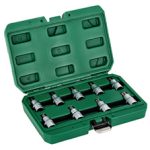 9pcs 1/2", 55mm S2, torx bit socket set STALCO S011166055
