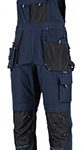Bib Trousers BASIC LINE navy blue 3XL STALCO S090300005