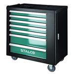 Chariot d'atelier 7 tiroirs avec équipement, rangement latéral STALCO S026399178