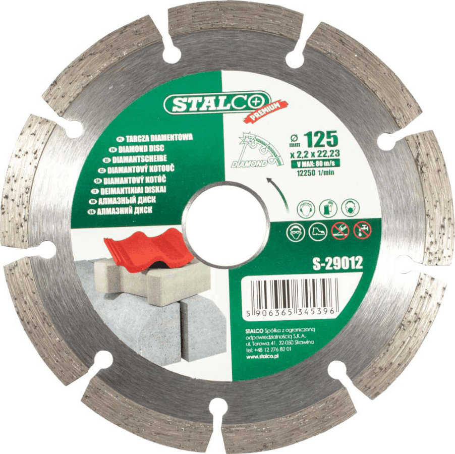 5906365345402.jpg Disque diamant segmenté 180mm à sec diam. STALCO S-29018 – Image 1