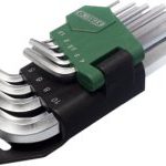 Klucze sześciokątne 1,5 - 10mm imbusy 10elem. STALCO S-48311