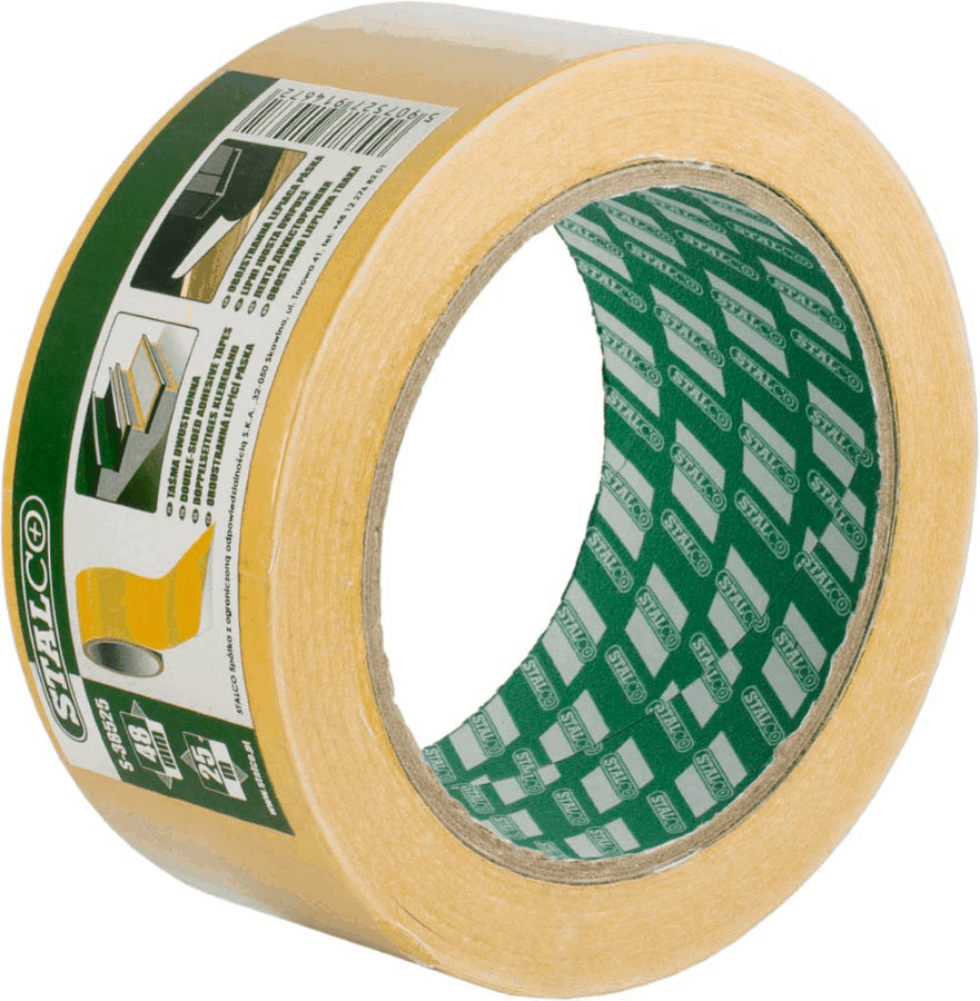 5907527914665.jpg Ruban adhésif double face 48 mm x 5 m (72 pièces) STALCO S-38505 – Image 1